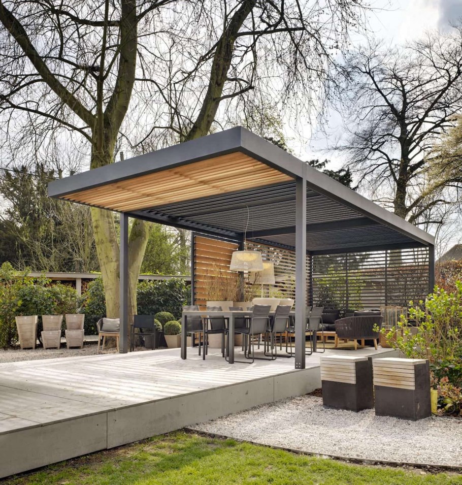 Веранда патио барбекю в стиле лофт