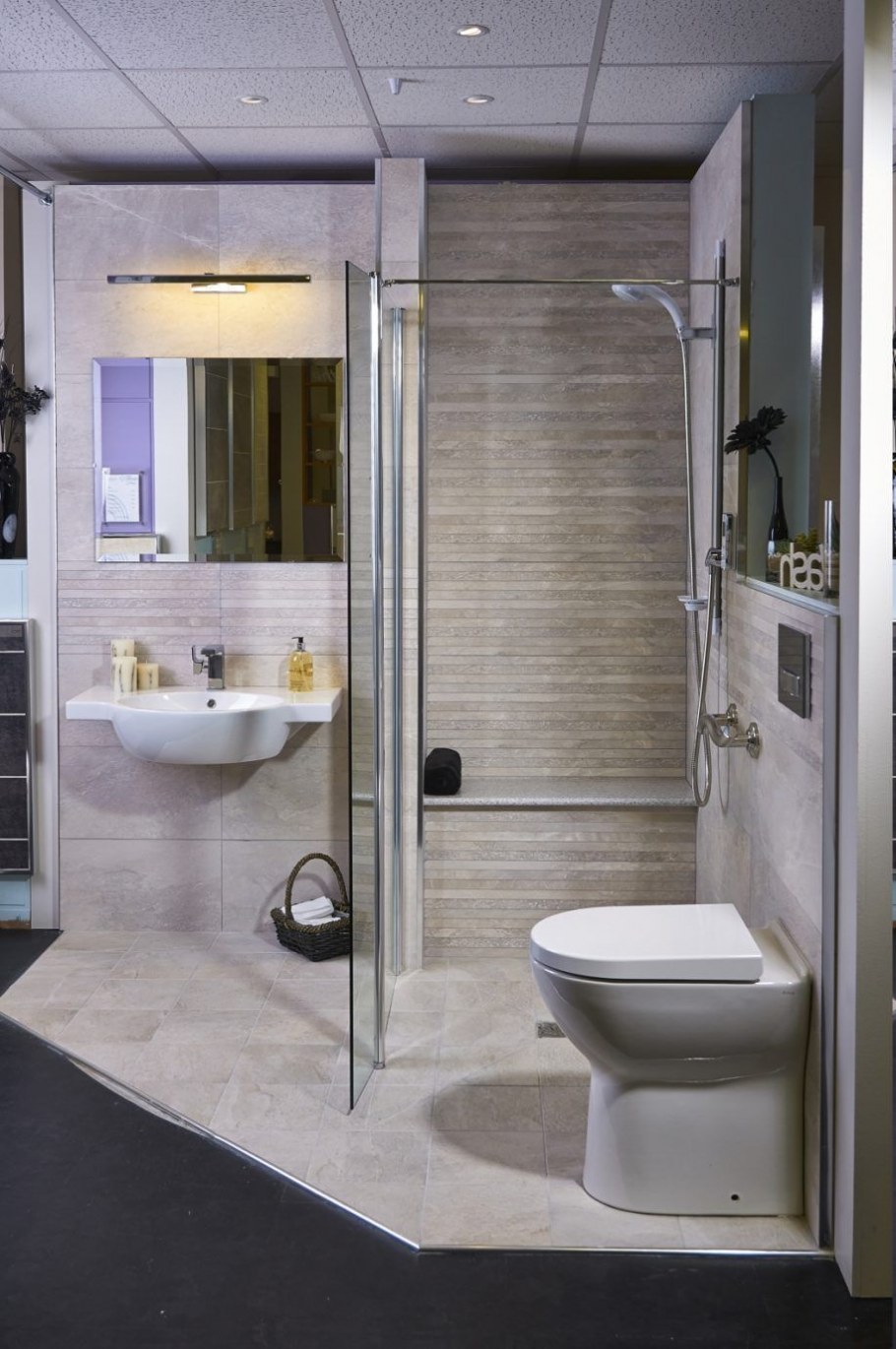 Ванная с душевой и туалетом