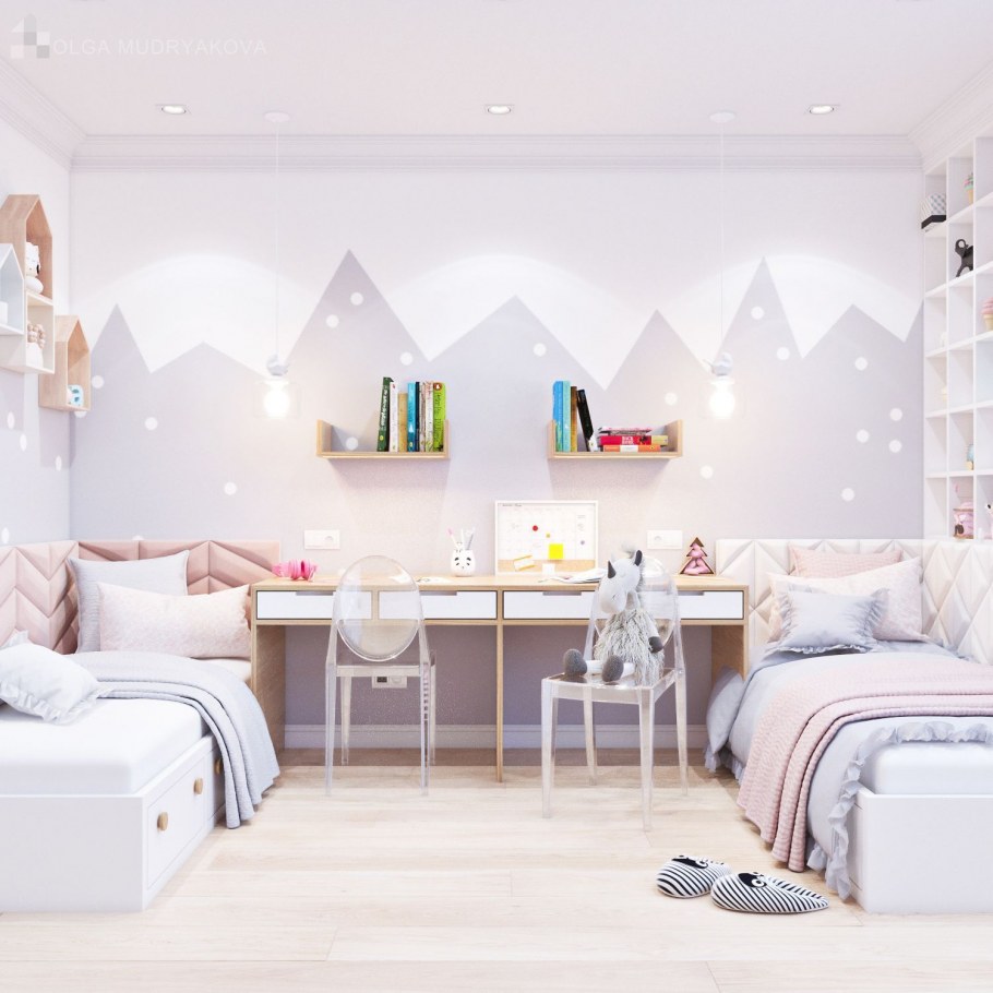 Комната для девочки подростка в современном стиле