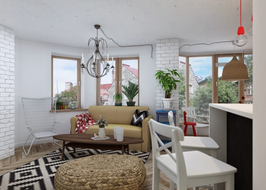 Квартира в стиле икеа