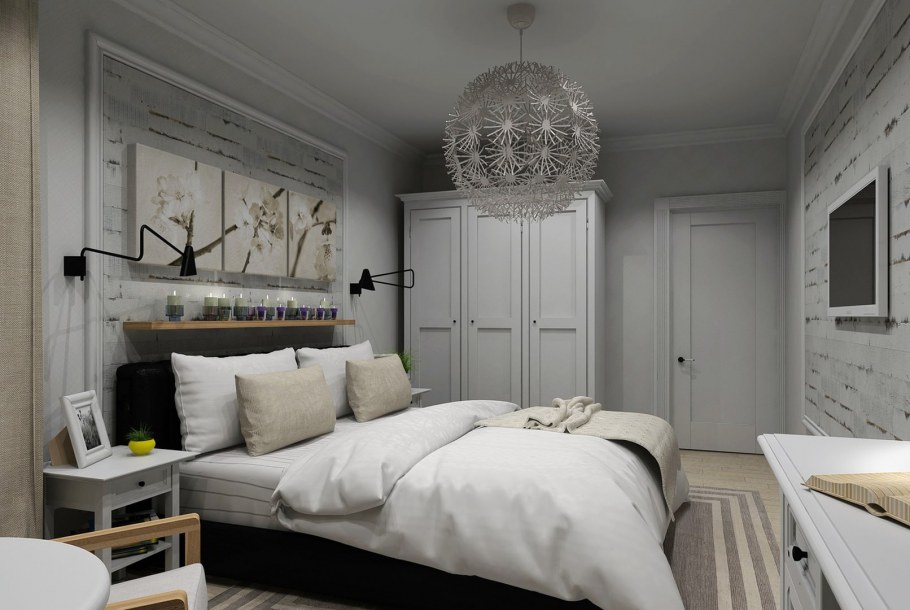 Спальня 9 кв м икеа