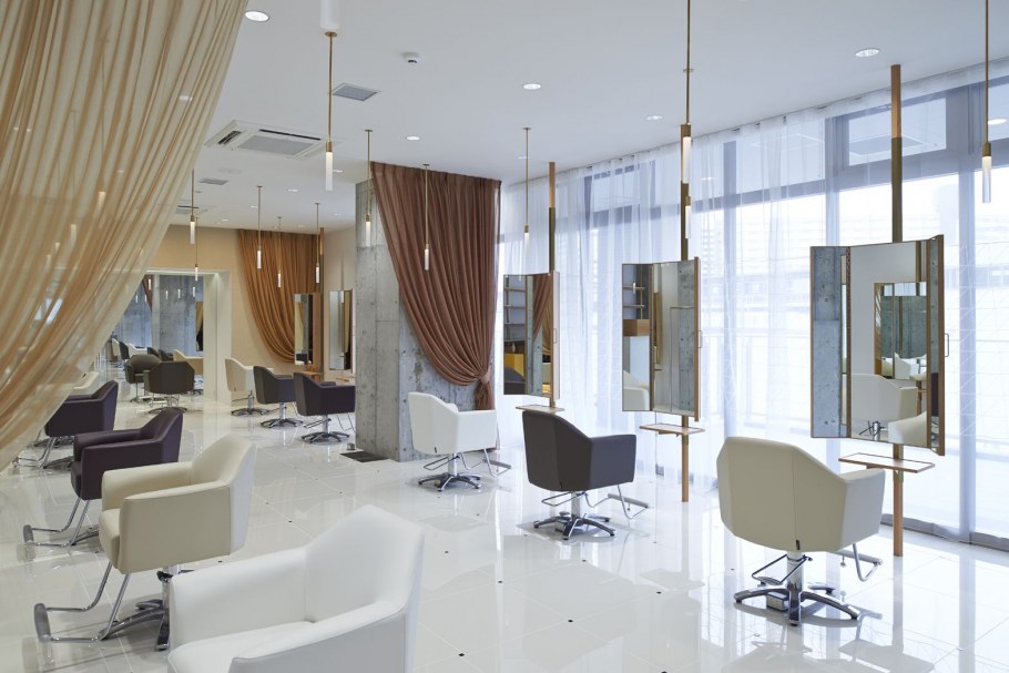 Современный интерьер салона красоты