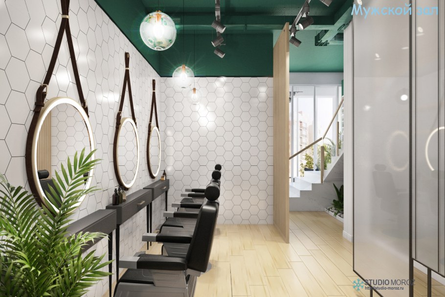 Салон красоты в стиле лофт