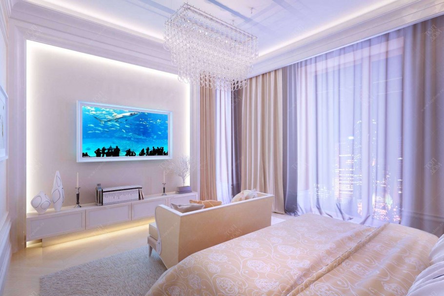 Полка под ТВ С туалетным столиком