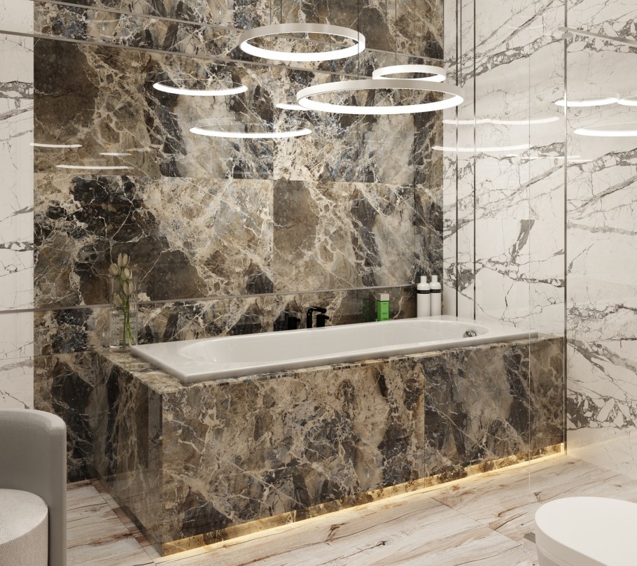 Rosalia White 600 x1200 полированный керамогранит