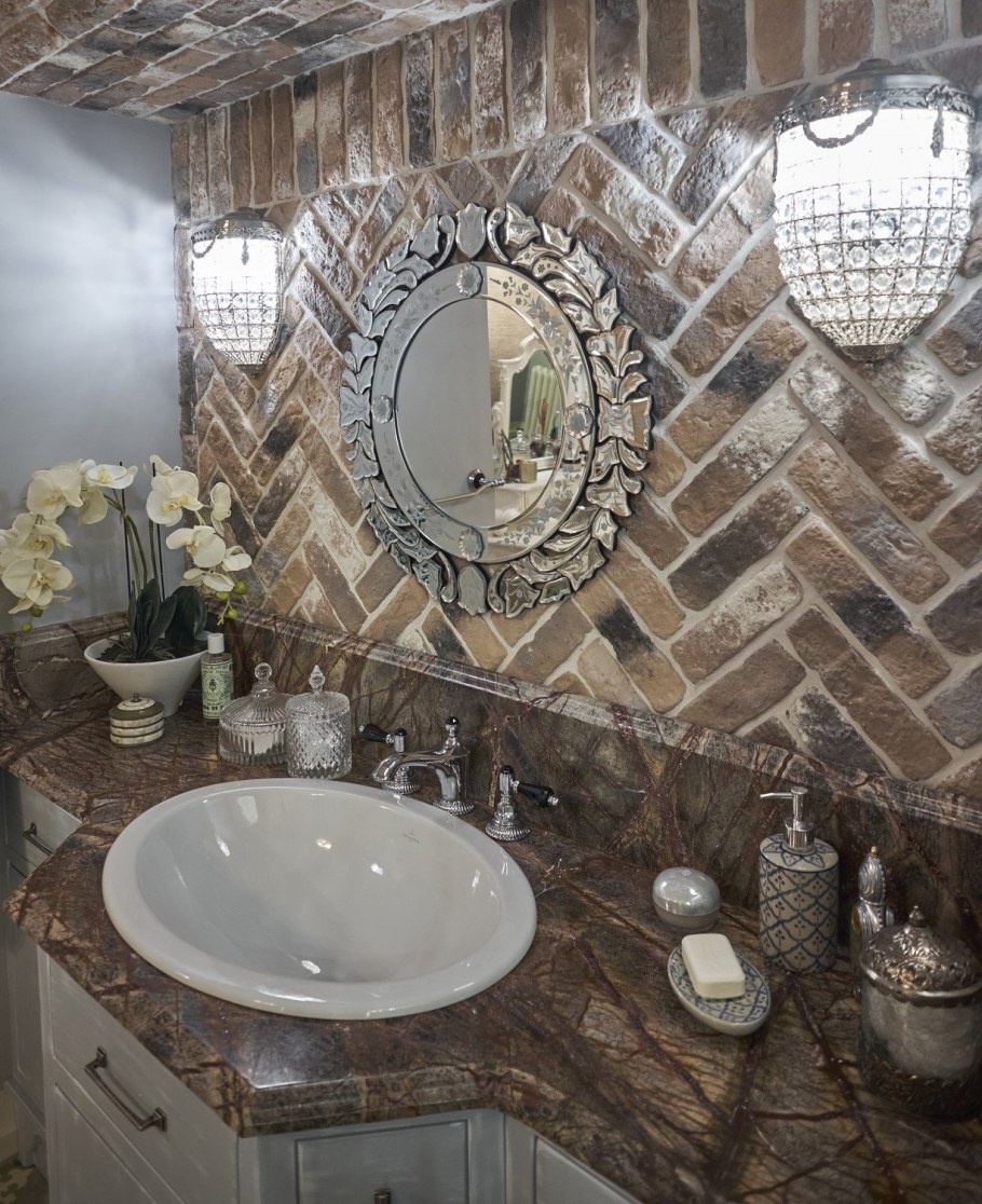 Столешница из мрамора Бидасар Браун