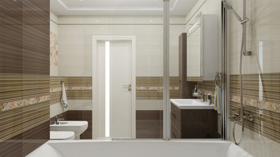 Плитка настенная «Плессо» 50х24.9 см 1.494 м2 цвет бежевый