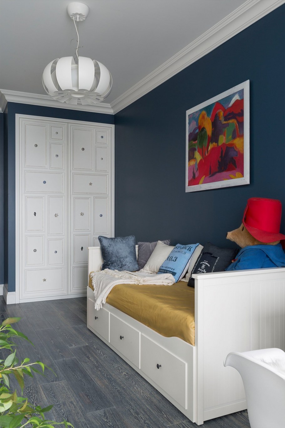 Детская в серо голубых тонах