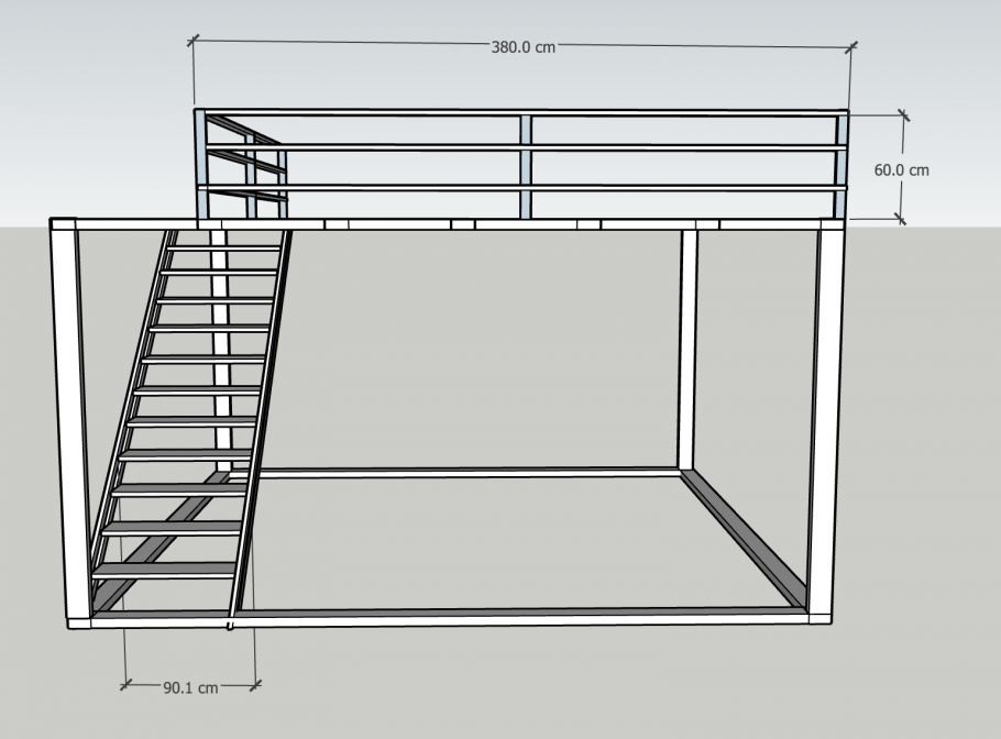 Конструкция антресоли