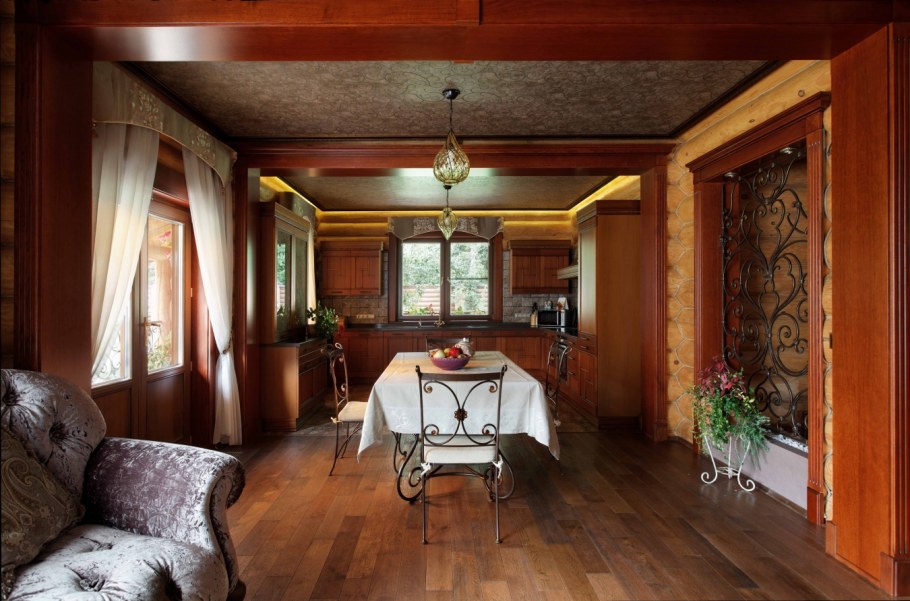 Дизайнерский дом внутри
