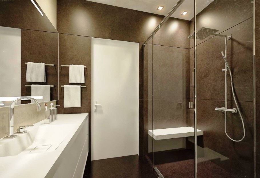 Проект ванны с душевой