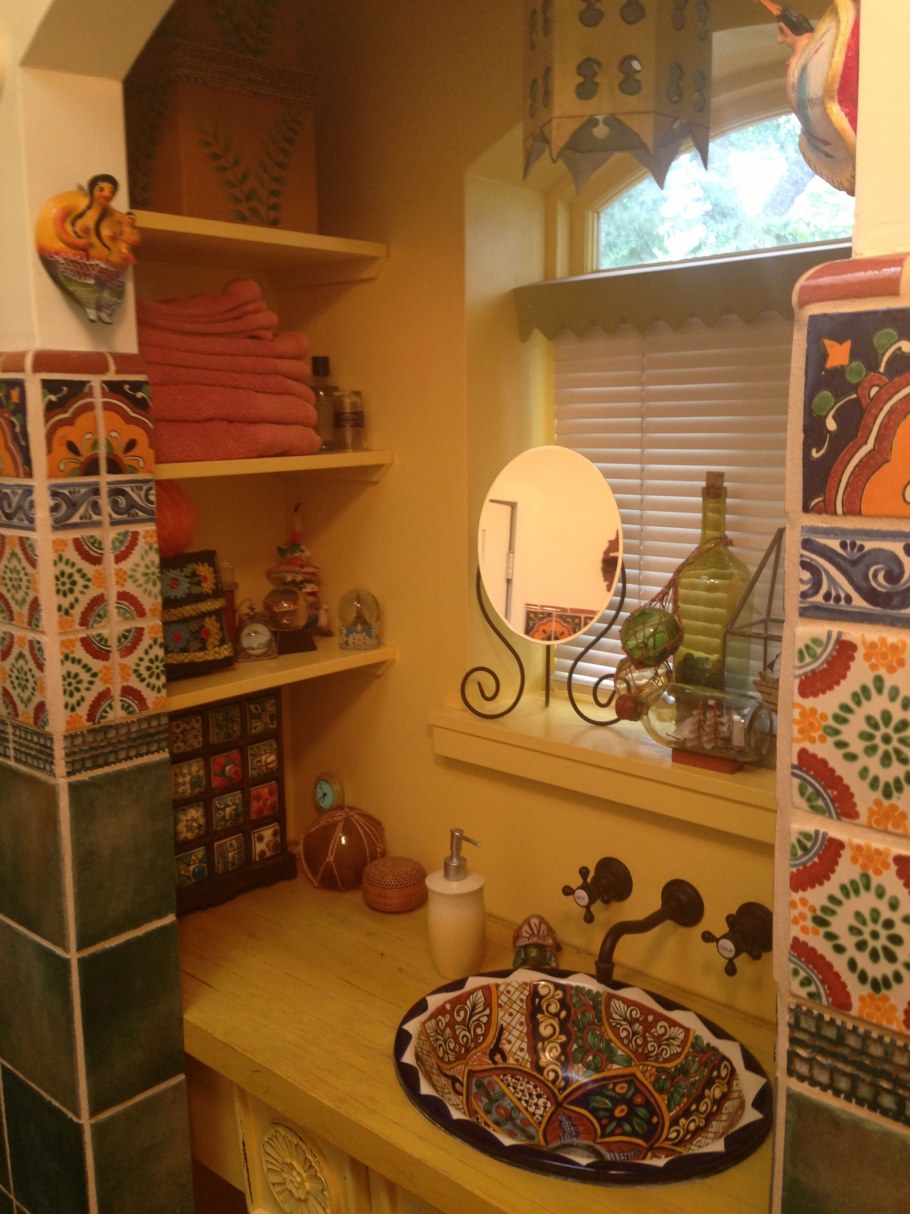 Ванная в стиле гранж