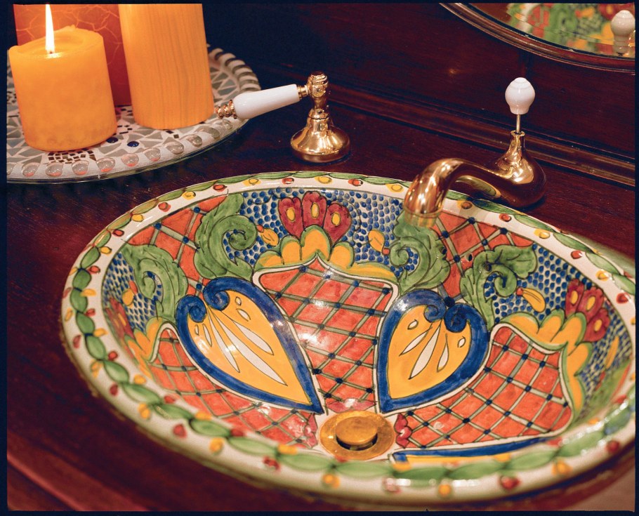 Ванна в колониальном стиле