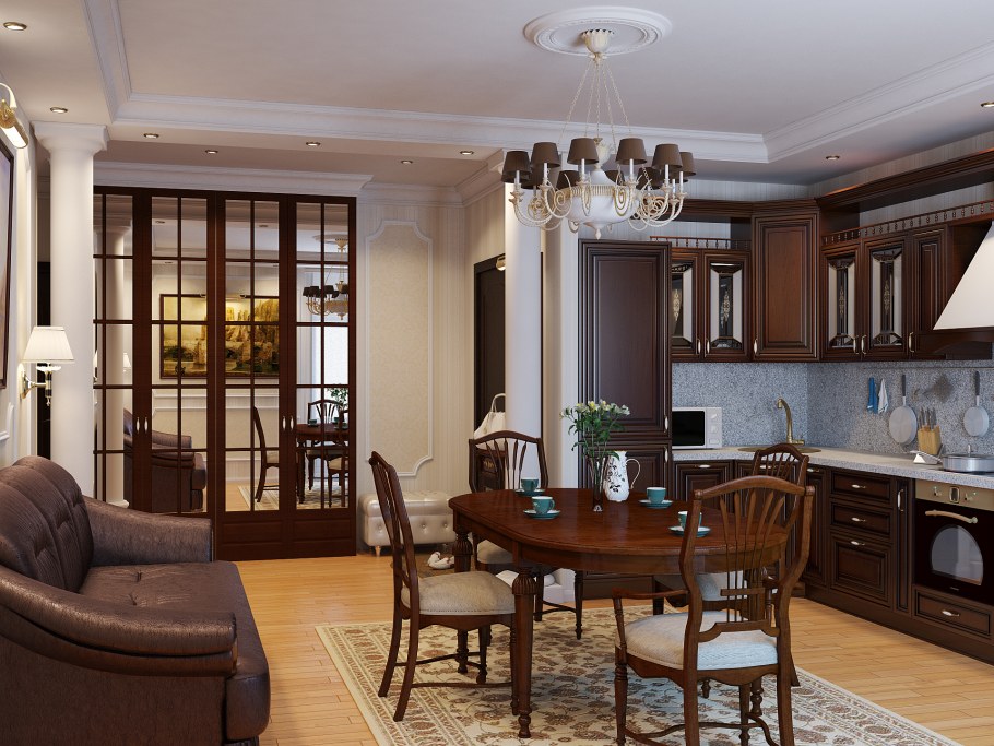 Кухня арт деко Неоклассика