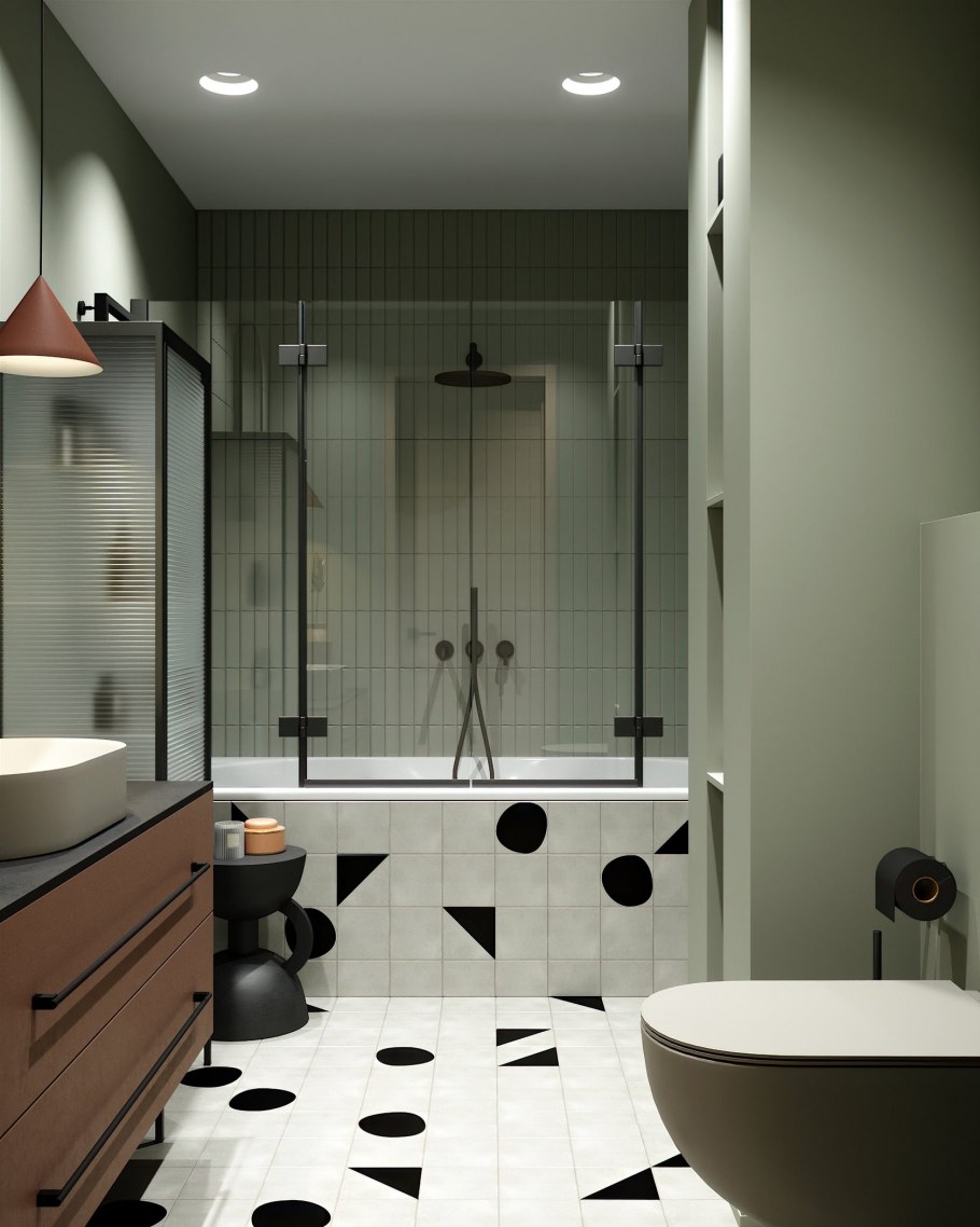 Кафельная плитка для туалета