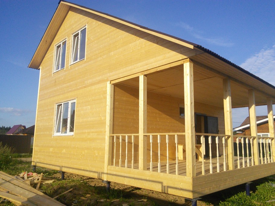 Каркасник с открытой террасой