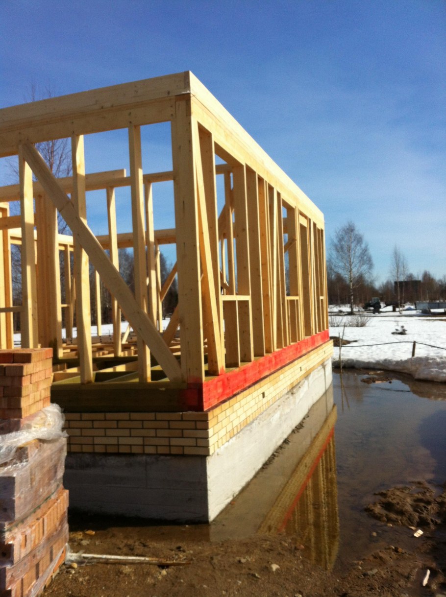 Каркасный домик