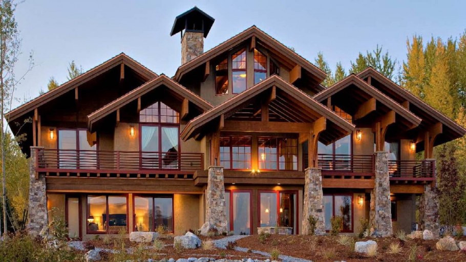 Дом Шале проекты двухэтажных домов