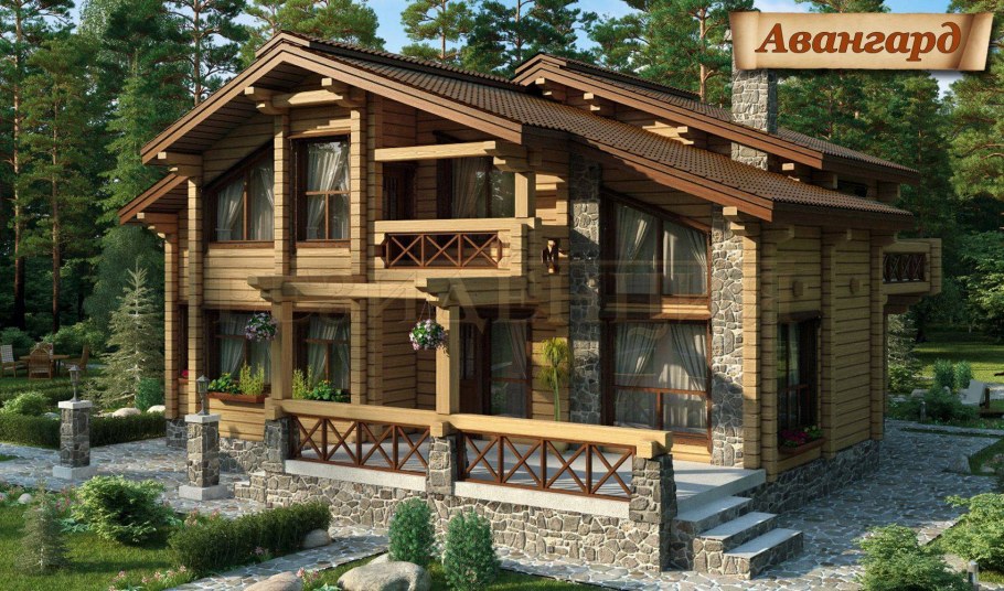 Шале в альпийском стиле