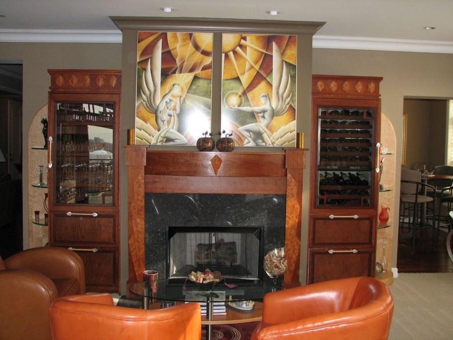 Камины ар нуво ар деко