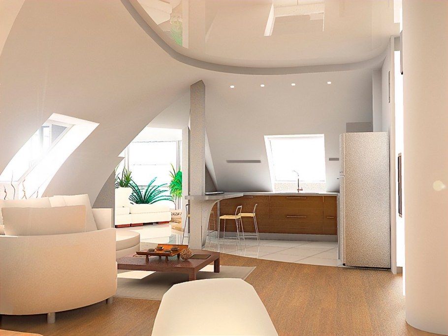 Мансардный потолок