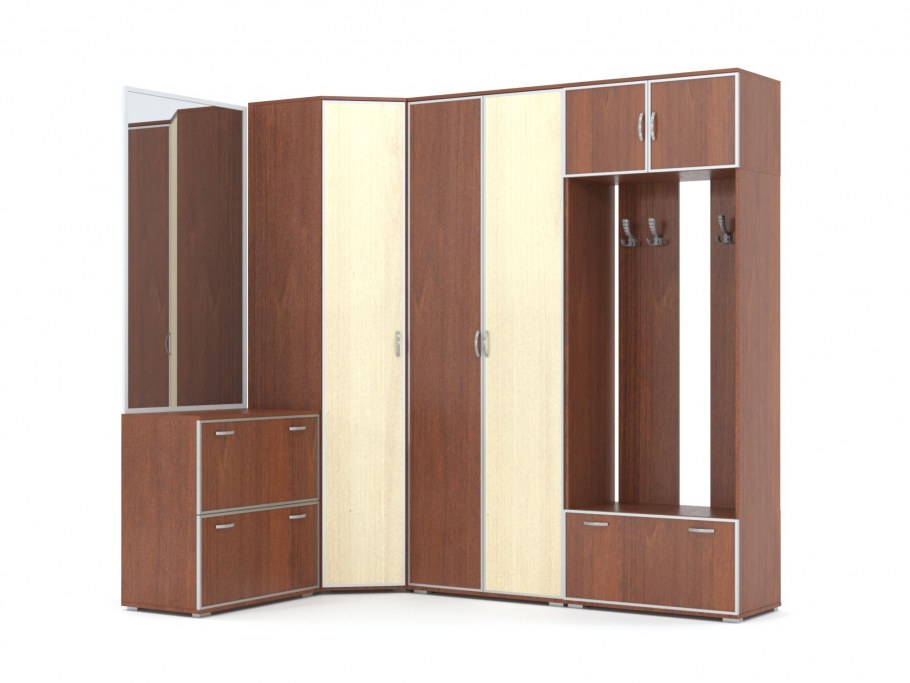 Прихожая пр5 ЛДСП С зеркалом 2000 900 350