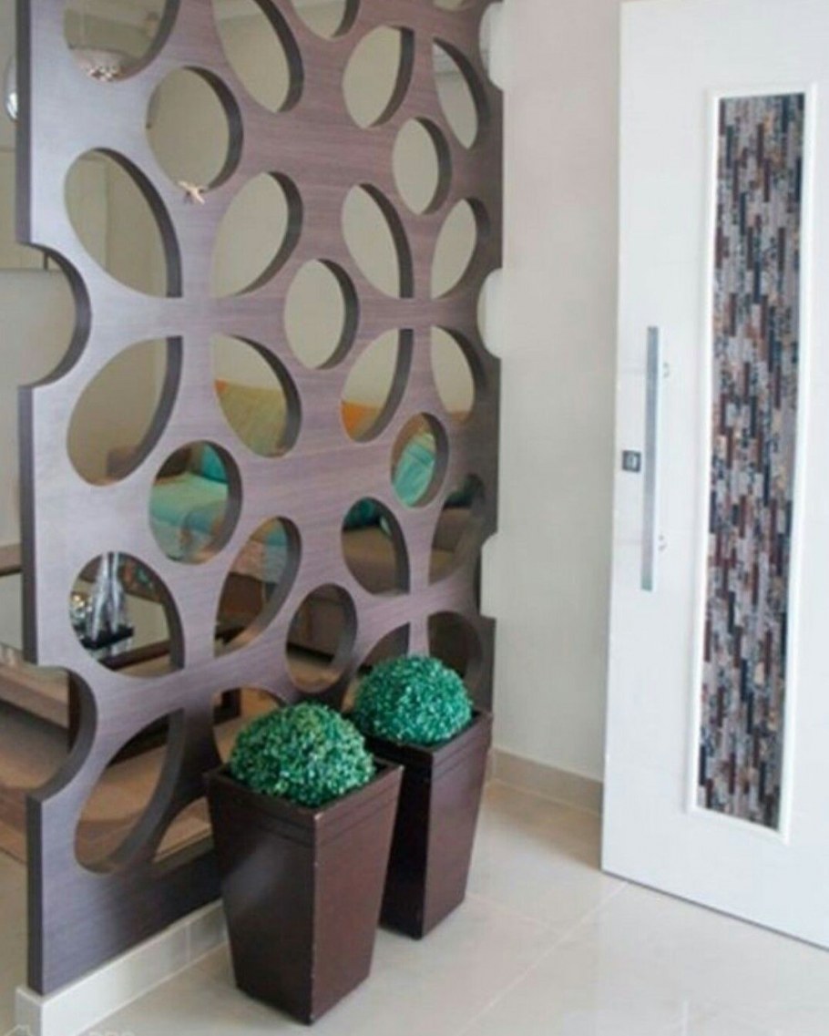 Декоративная перегородка из фанеры