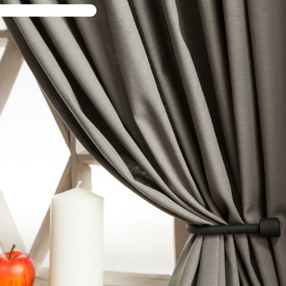 Шторы в серую гостиную