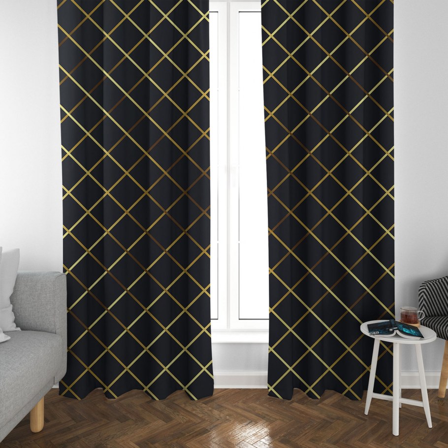 Шторы Королевский синий блэкаут