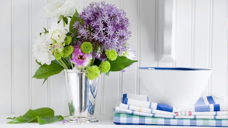 Весенний букет в интерьере