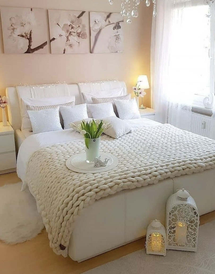 Спальни декор интерьер