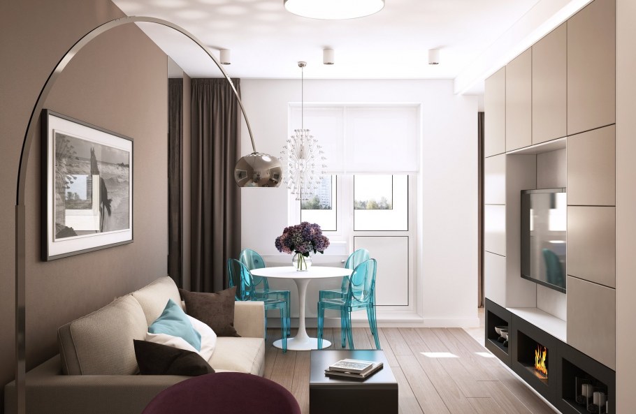 Интерьер двузкомнатнвй квартир