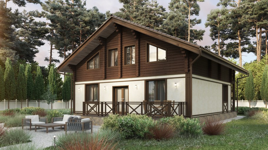 Мансарда в альпийском Шале