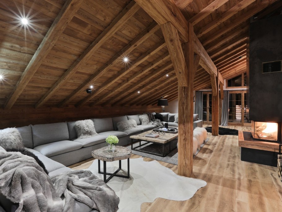 Крыша в альпийском стиле