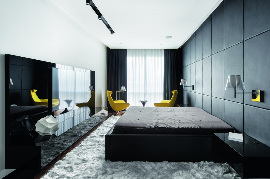 Комната в черном стиле