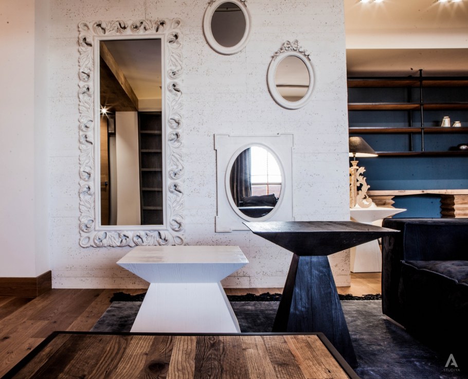 Бетонная раковина в стиле ЛО