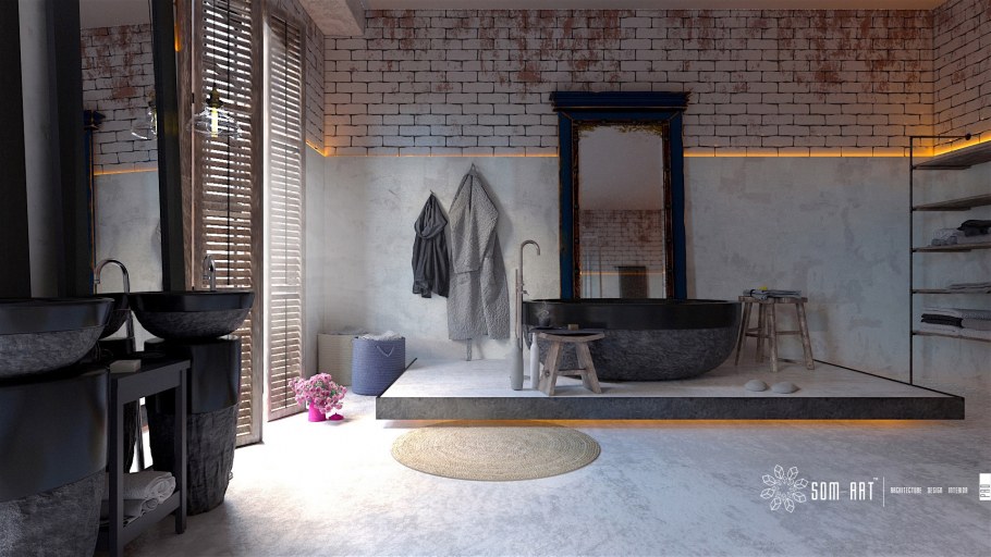 Ванна лофт Индастриал