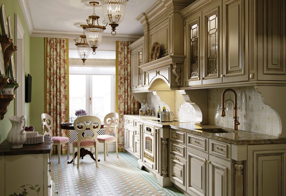 Кухня в стиле рококо