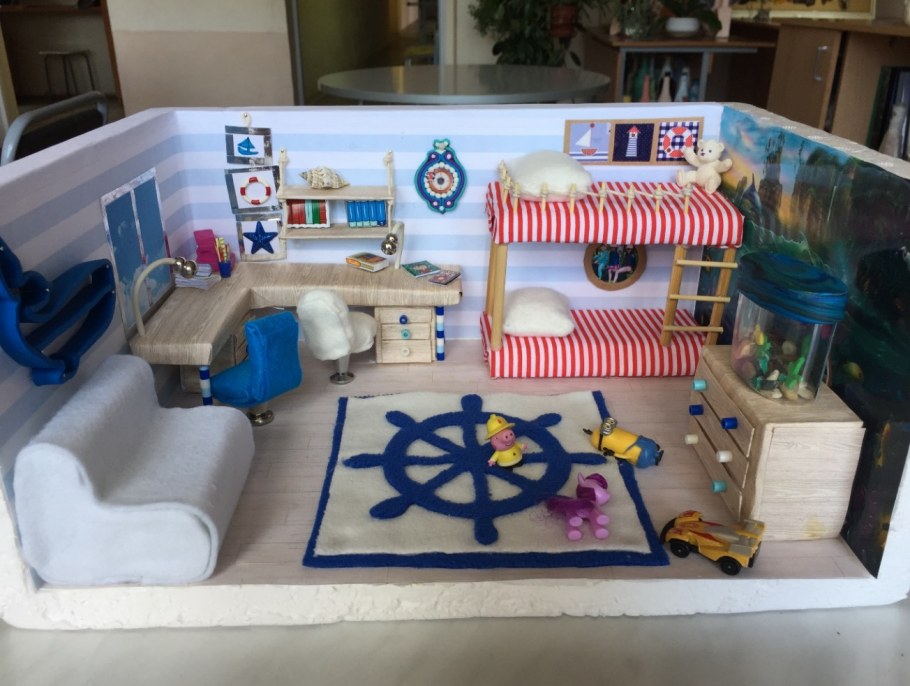 Макет комнаты для детского сада