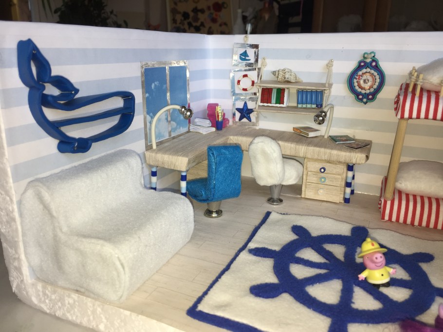 Макет интерьера детской комнаты