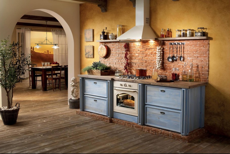 Кухня в Красном цвете