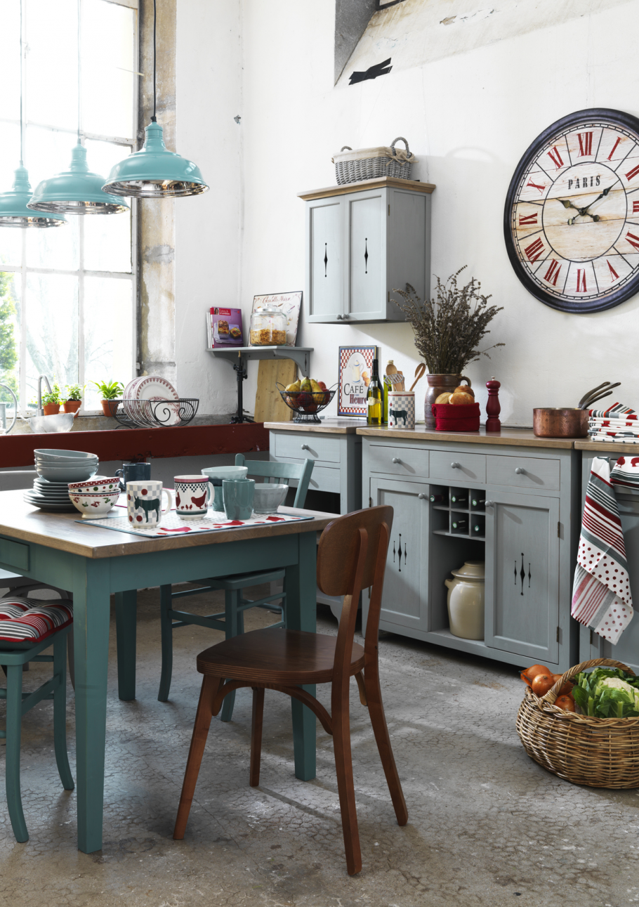 Ретро стиль в интерьере кухни