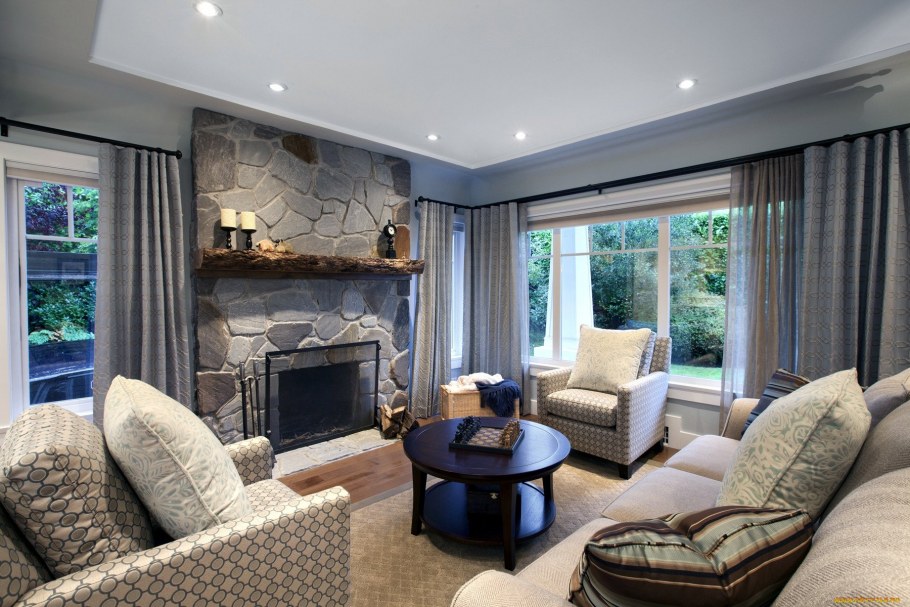 Гостиная в белом стиле