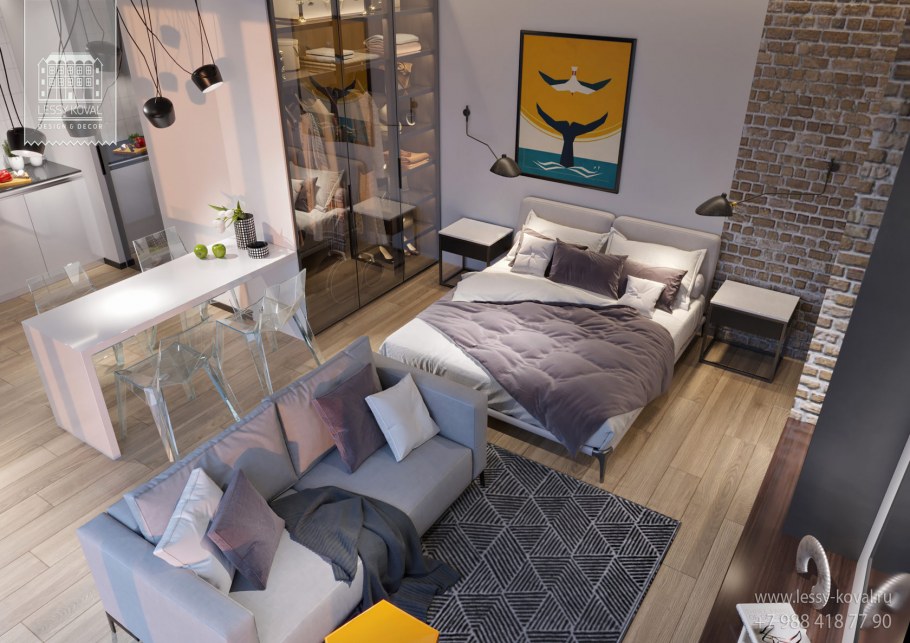 Интерьер коттеджа в современном стиле