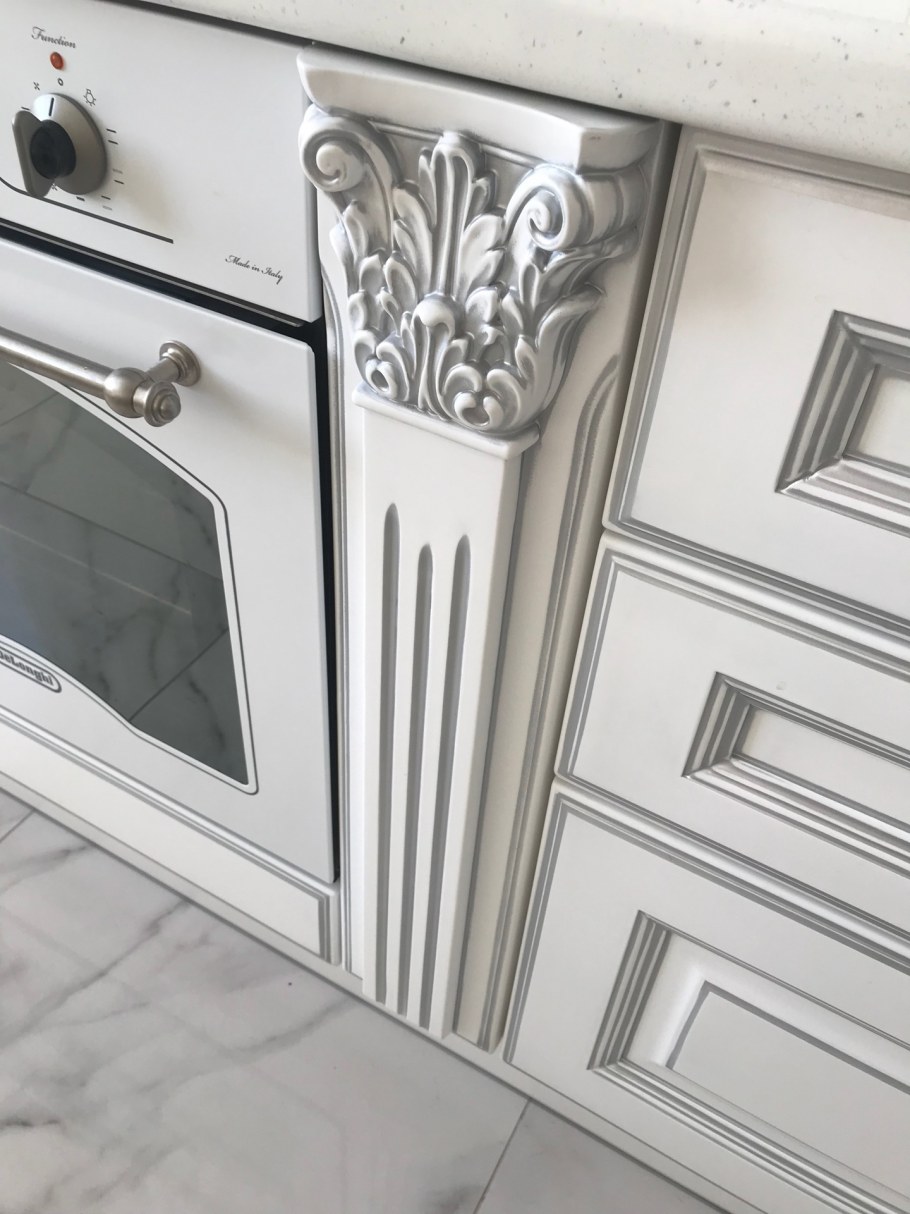 Кухни Зов Глазго патина серебро