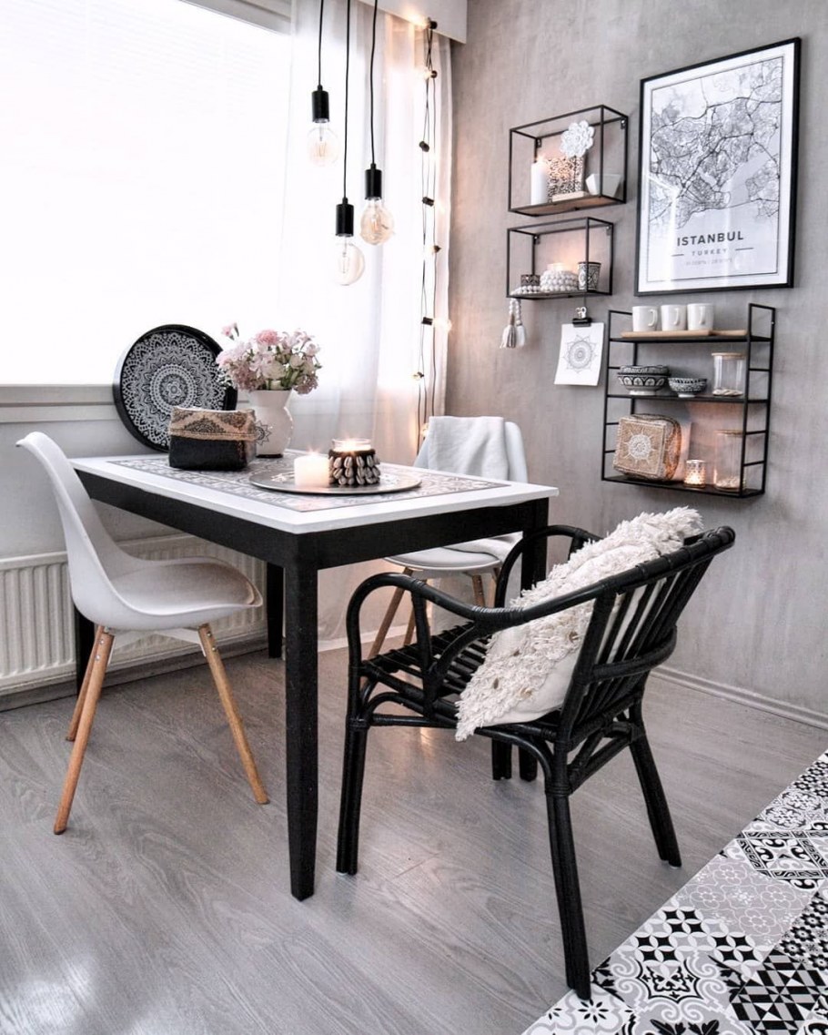 Сканди бохо декор