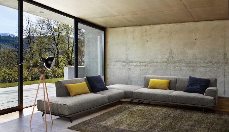 Диван лофт в интерьере