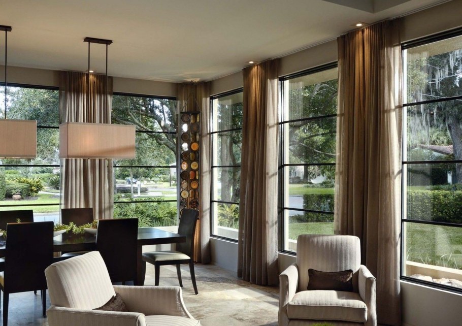 Панорамные окна в частном доме