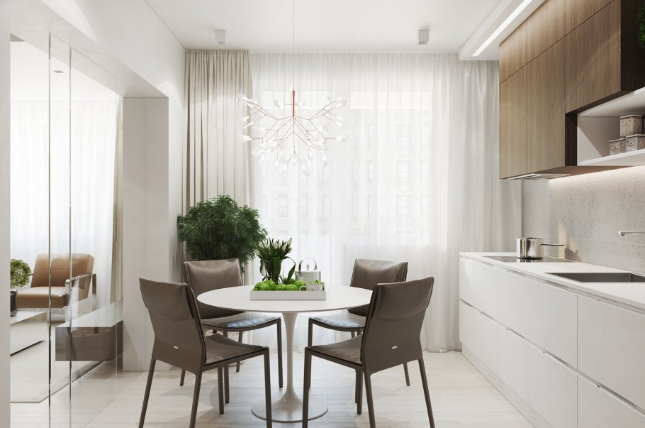 Интерьер двухкомнатной квартиры 70 кв.м