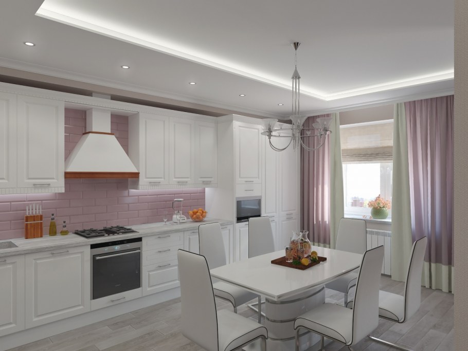 Светлая трехкомнатная квартира